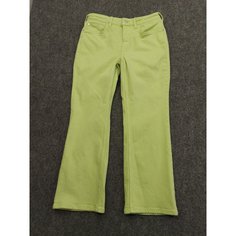 Pilcro Jeans womens 28 Lime Green Bootcut Lime Stretch‎ Lyocell Cotton Mid Rise